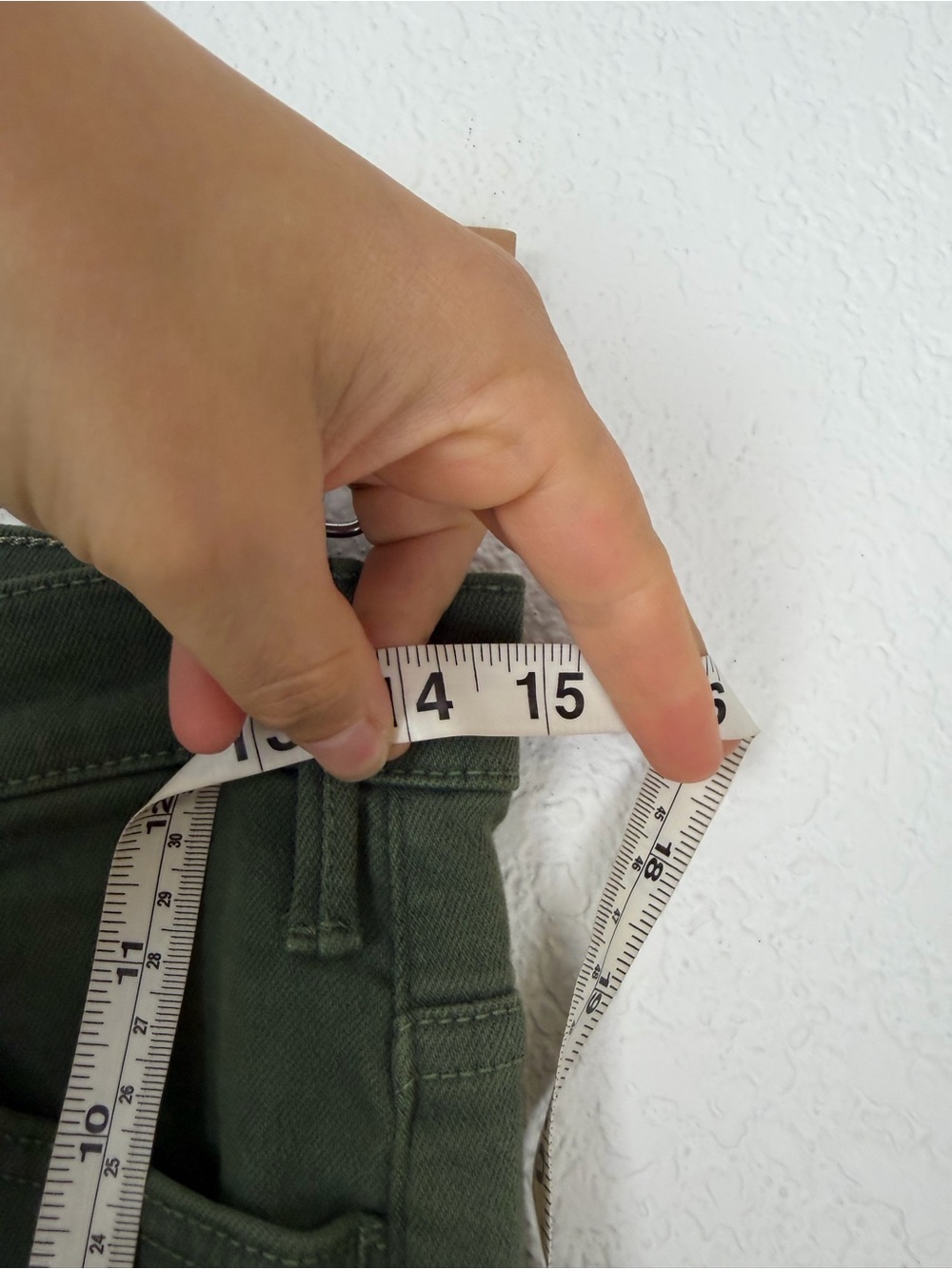 MOTHER Jeans The Hustler Ankle Fray in Dark Olive Green 28 - Picture 12 of 15